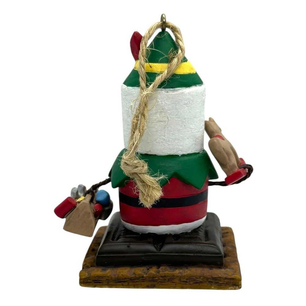 Set of 2 Midwest-CBK S'Mores Ornament - Santa w/Gift Sack & Snowman w/Tools Box - Picture 14 of 15
